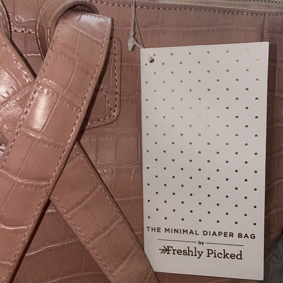 Freshly Picked Pink Crocodile-Textured Backpack - Picture 11 of 11
